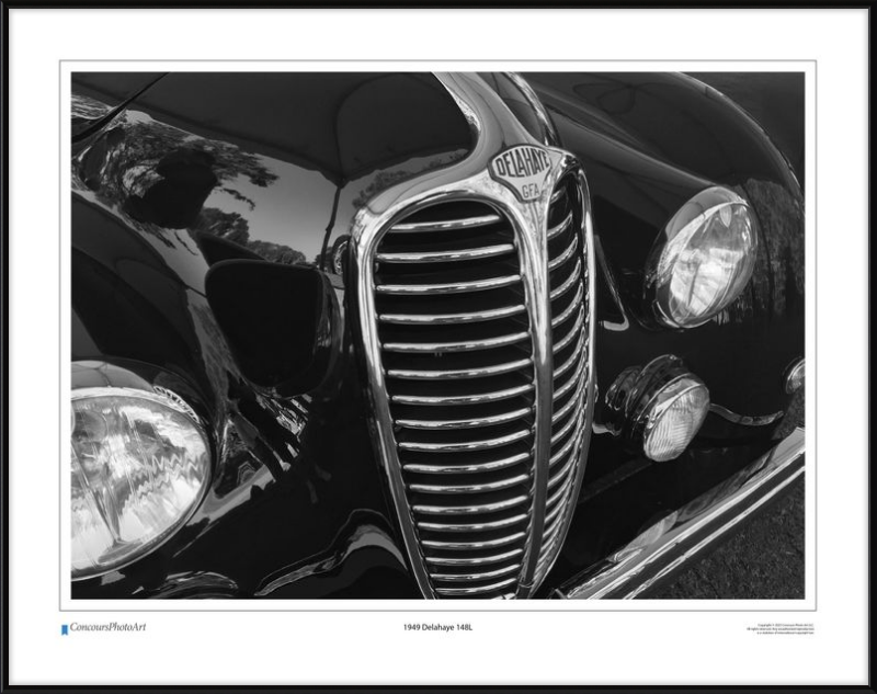 1949 Delahaye 148L / CPA207B / Black and White