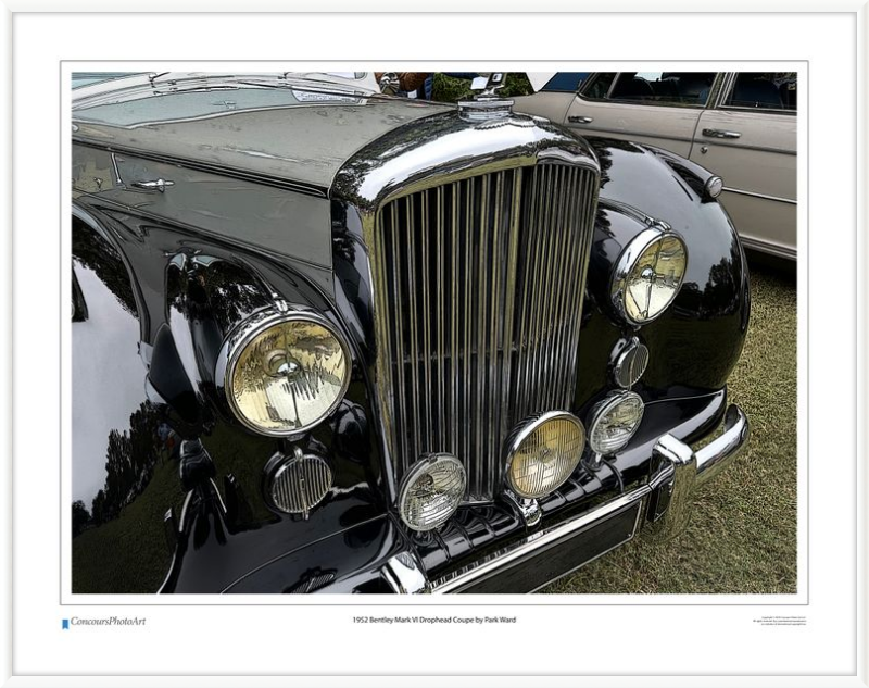 1952 Bentley Mark VI Drophead Coupe by Park Ward / CPA114C / Stylized Print