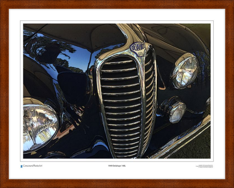 1949 Delahaye 148L / CPA207C / Stylized Image