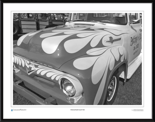 1956 Ed Roth Ford F100 / CPA504B / Black and White
