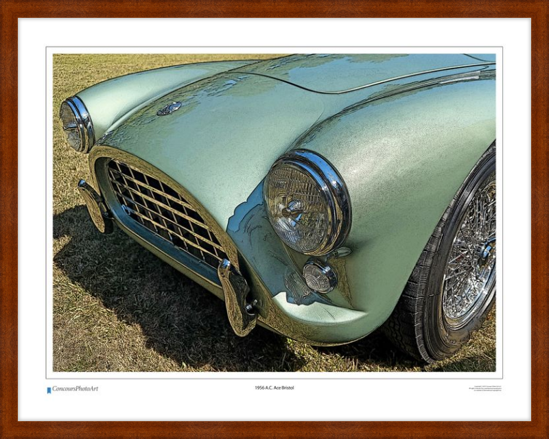 1956 A.C. Ace Bristol / CPA118C / Stylized Print
