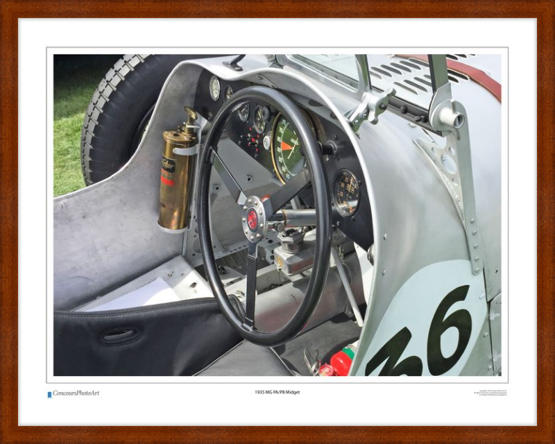 1935 MG PA/PB Midget / CPA607A / Color Print