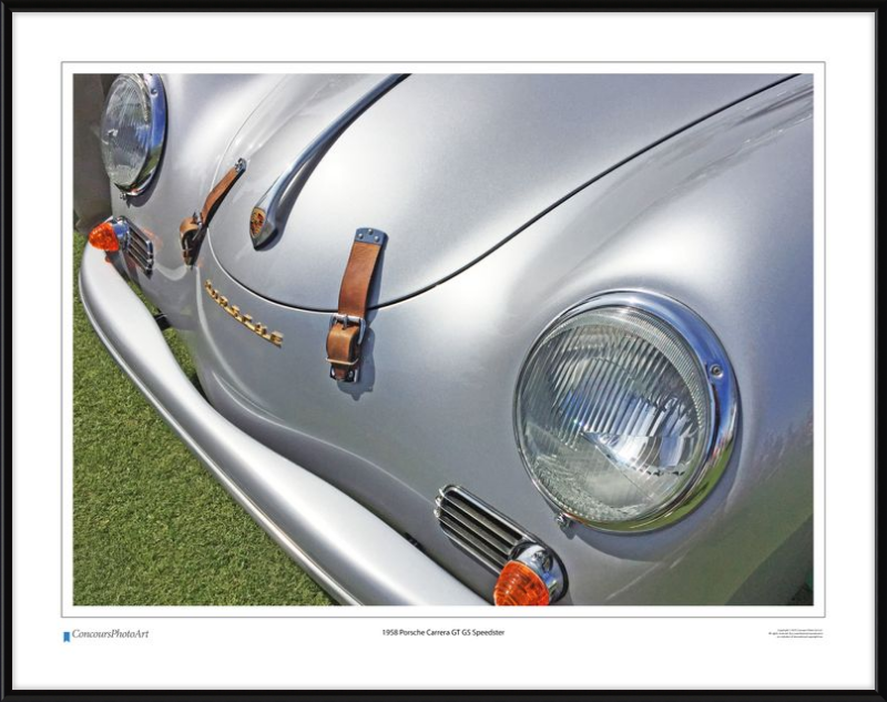 1958 Porsche Carrera GT GS Speedster / CPA203A / Color Print