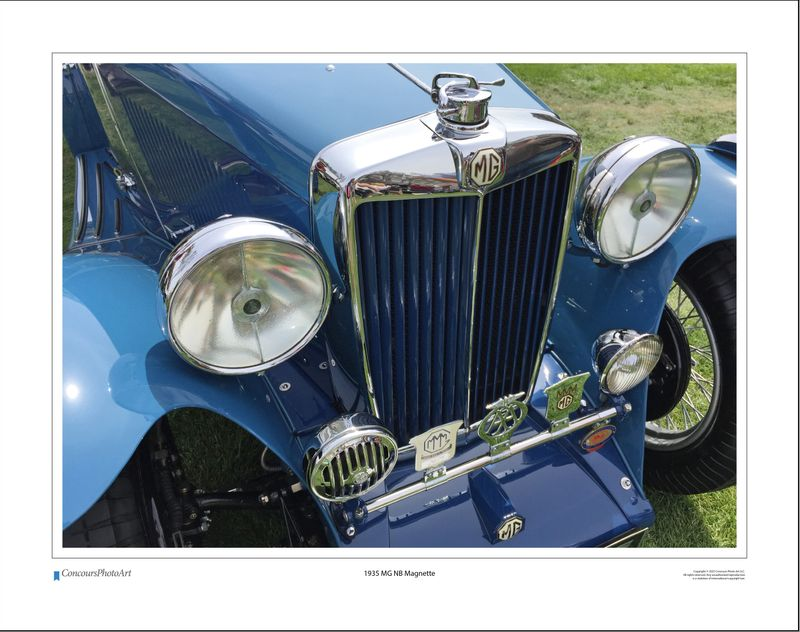 1935 MG NB Magnette / CPA105A / Color Image