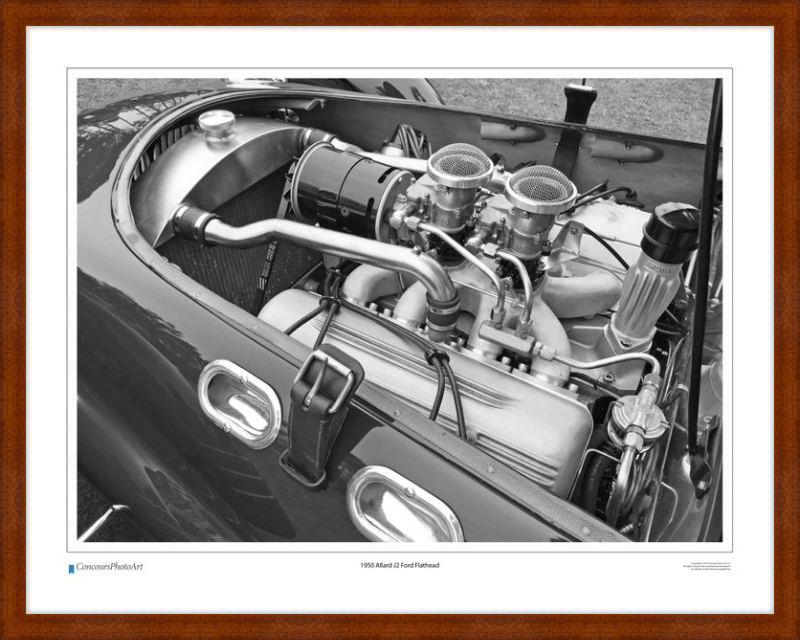 1950 Allard J2 Ford Flathead / CPA701B / Black and White