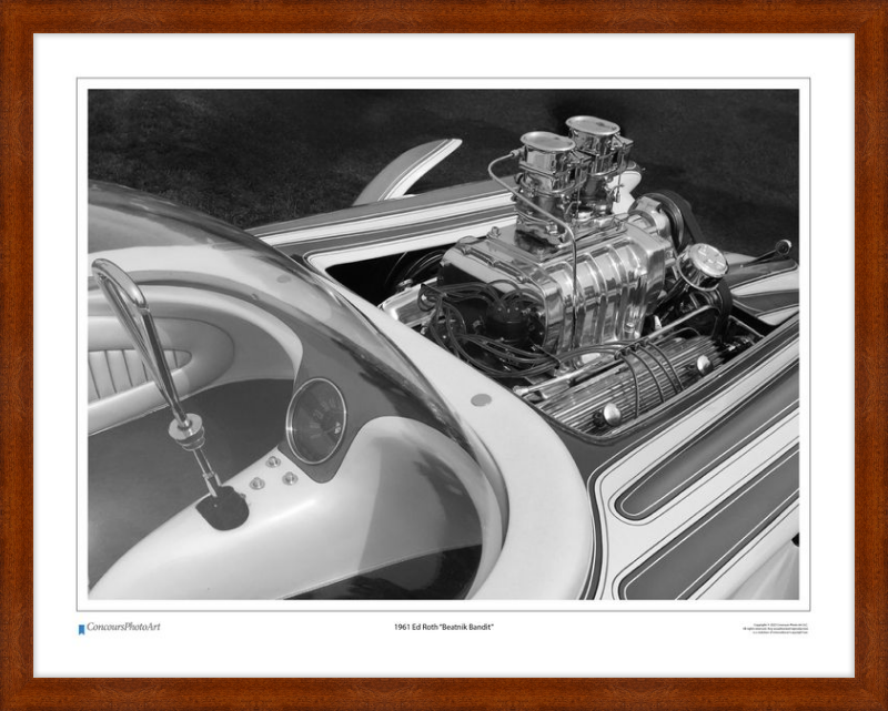 1961 Ed Roth "Beatnik Bandit" / CPA501B / Black and White