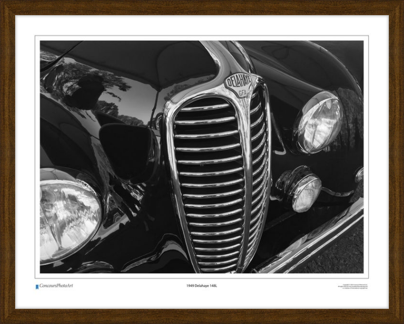 1949 Delahaye 148L / CPA207B / Black and White