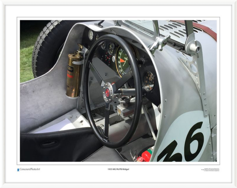 1935 MG PA/PB Midget / CPA607A / Color Image