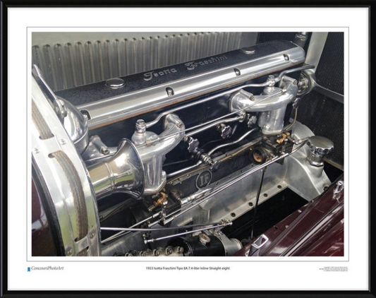 1933 Isotta Fraschini Tipo 8A 7.4-liter Inline Straight-eight / CPA712A / Color Image