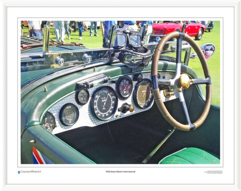 1930 Aston Martin International / CPA602A / Color Print