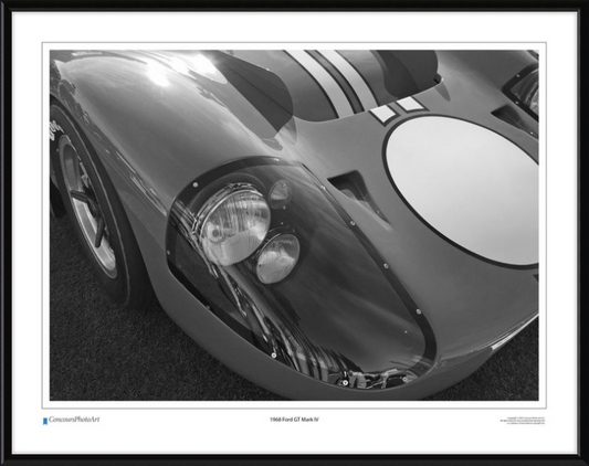 1968 Ford GT Mark IV / CPA406B / Black and White