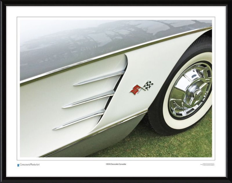 1959 Chevrolet Corvette / CPA320A / Color Print