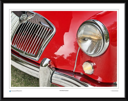 1959 MGA Roadster / CPA119A / Color Print