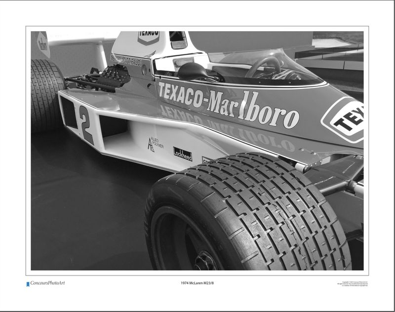 1974 McLaren M23/8 / CPA407B / Black and White