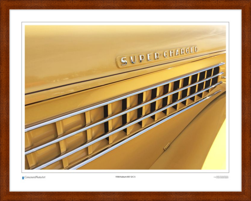 1938 Auburn 851 S/C 5 / CPA322A / Color Print