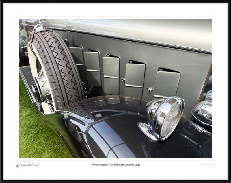 1931 Cadillac Series 355A V-8 Fleetwood Convertible Coupe / CPA323A / Color Print