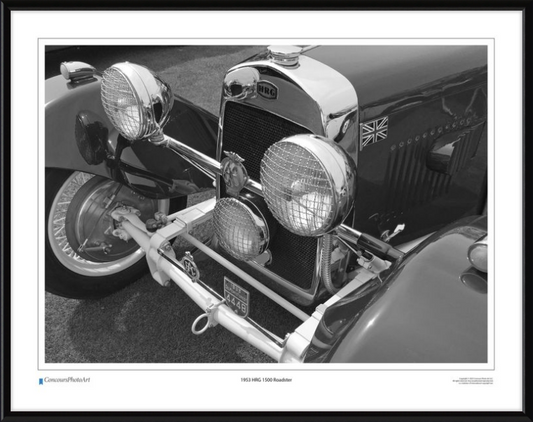 1953 HRG 1500 Roadster / CPA107B / Black and White