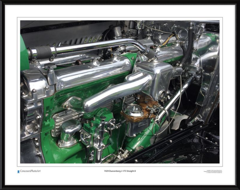 1929 Duesenberg J-175 Straight 8 / CPA703A / Color Print
