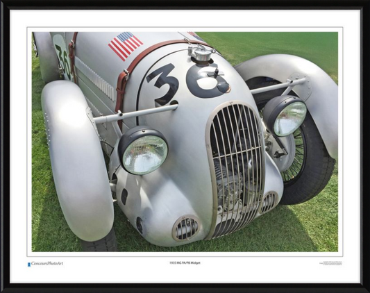 1935 MG PA/PB Midget / CPA410A / Color Print