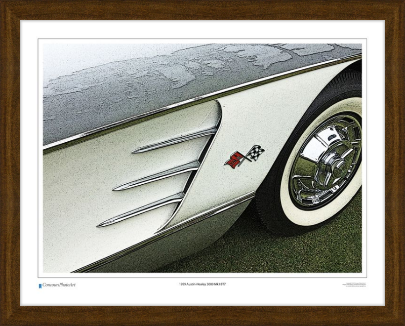 1959 Chevrolet Corvette / CPA320C / Stylized Print