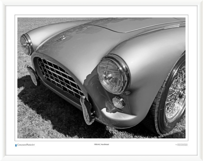 1956 A.C. Ace Bristol / CPA118B / B&W Print