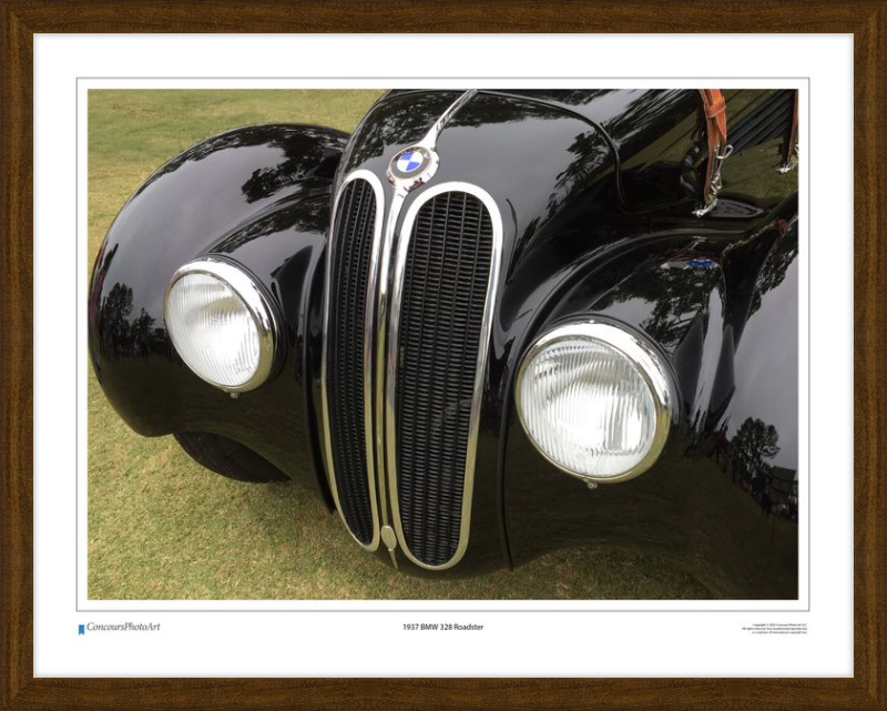 1937 BMW 328 Roadster / CPA206A / Color Image