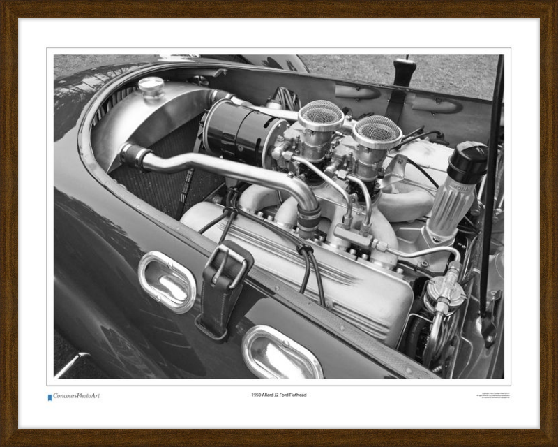 1950 Allard J2 Ford Flathead / CPA701B / Black and White