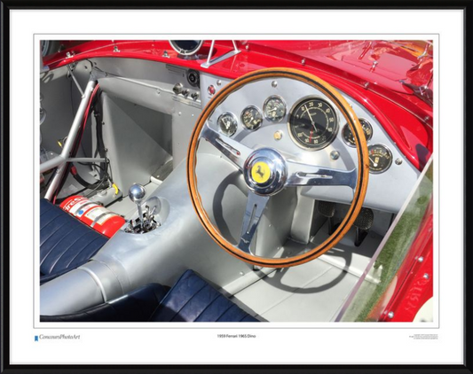 1959 Ferrari 196S Dino / CPA604A / Color Print