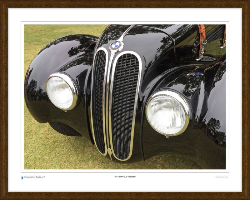 1937 BMW 328 Roadster / CPA206A / Color Print