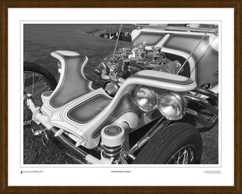 1959 Ed Roth "Outlaw" / CPA509B / Black and White