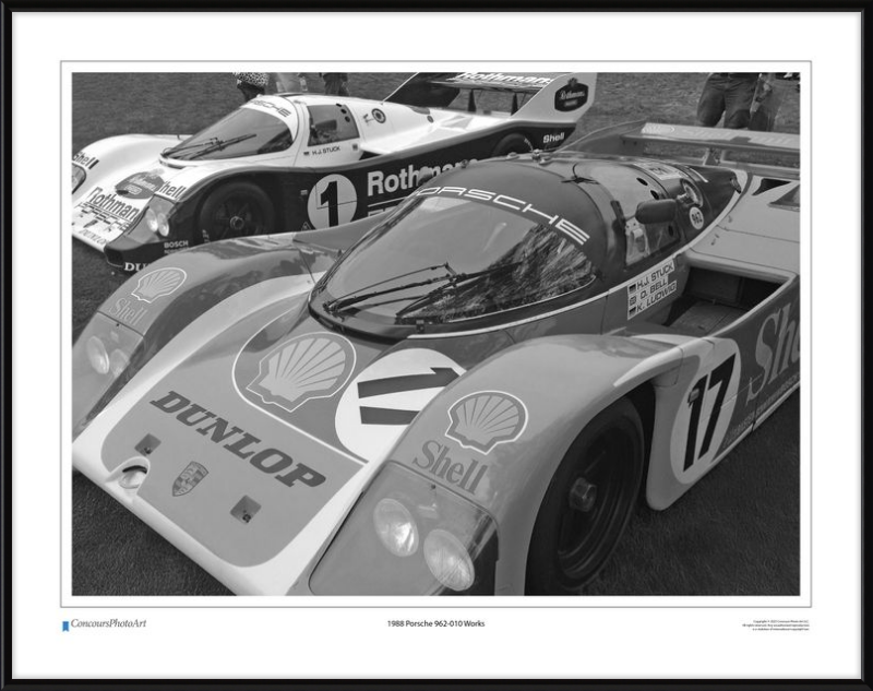 1988 Porsche 962-010 Works / CPA402B / Black and White