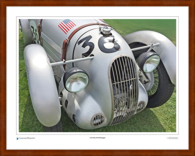 1935 MG PA/PB Midget / CPA410A / Color Print