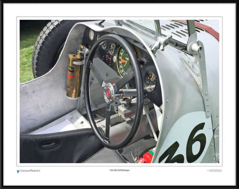 1935 MG PA/PB Midget / CPA607A / Color Print