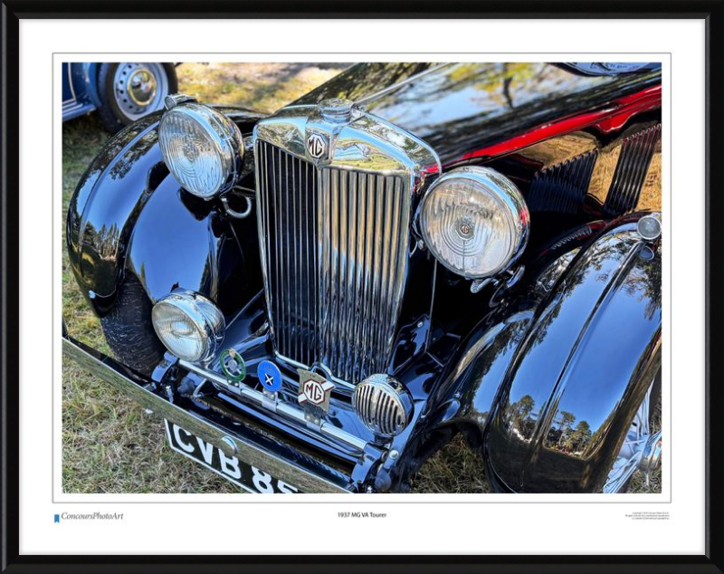 1937 MG VA Tourer / CPA120A / Color Print