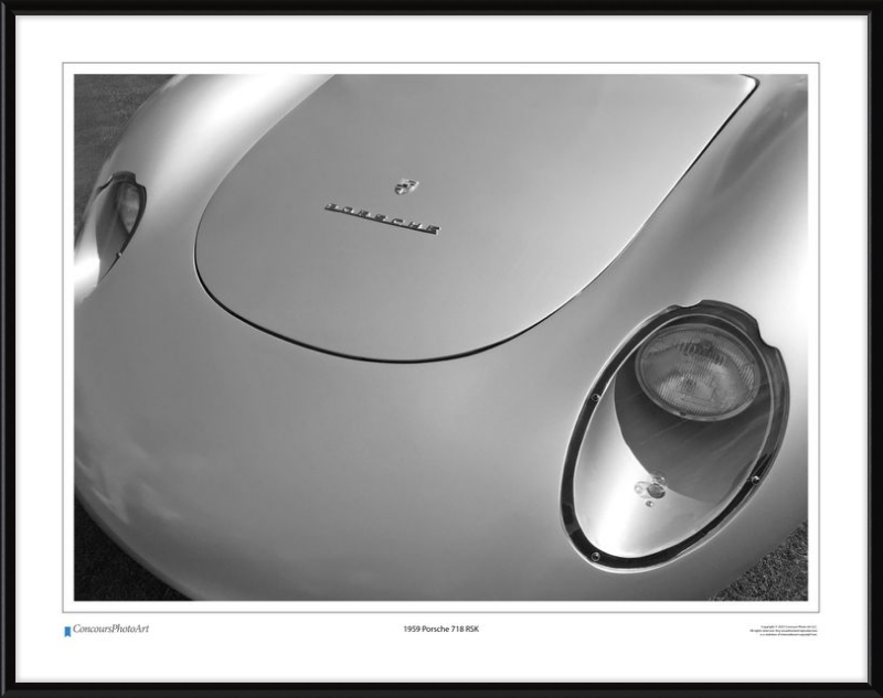 1959 Porsche 718 RSK / CPA212B / Black and White
