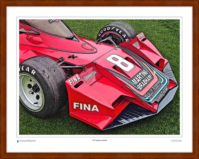 1977 Brabham BT45B / CPA412C / Stylized Print