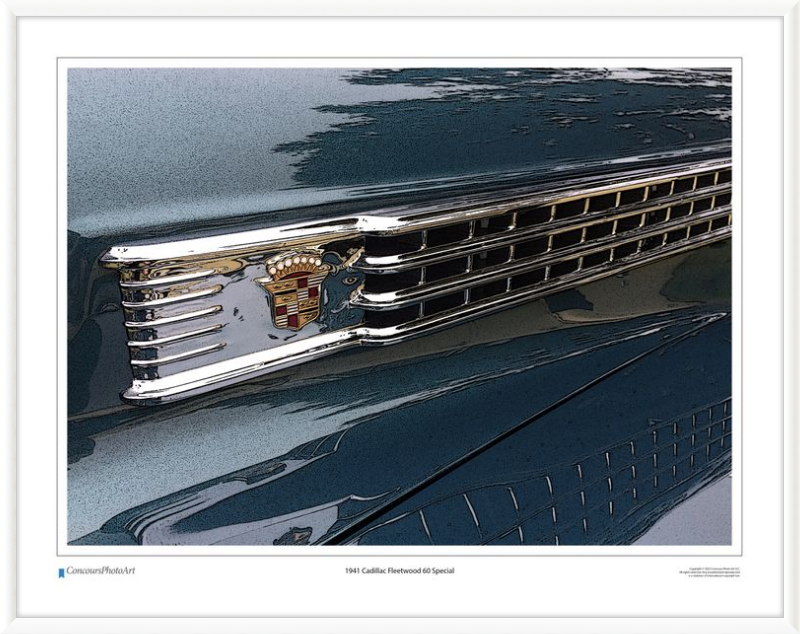 1941 Cadillac Fleetwood 60 Special / CPA305C / Stylized Image