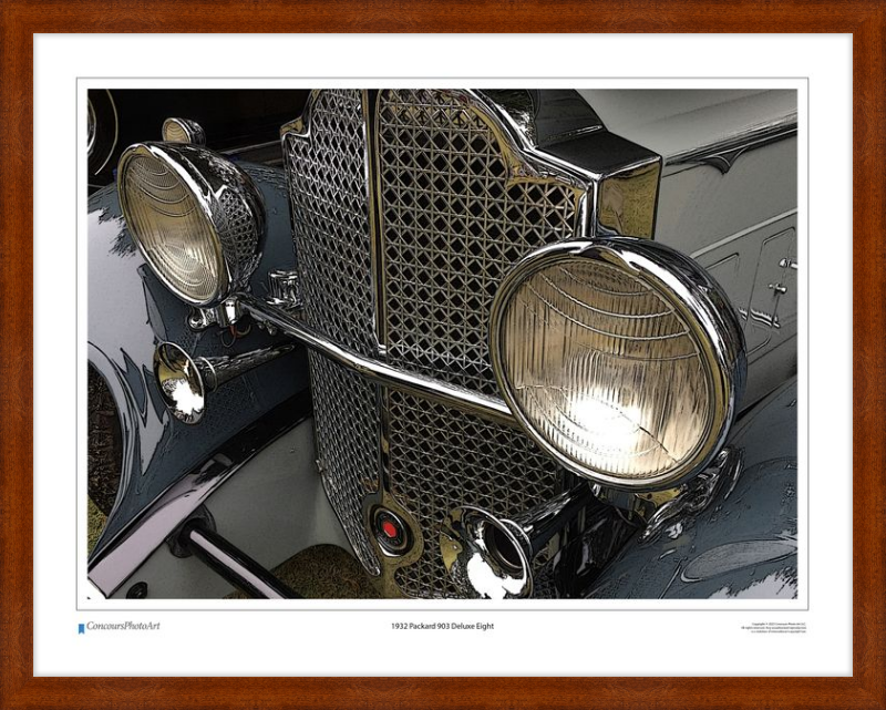 1932 Packard 903 Deluxe Eight / CPA312C / Stylized Image