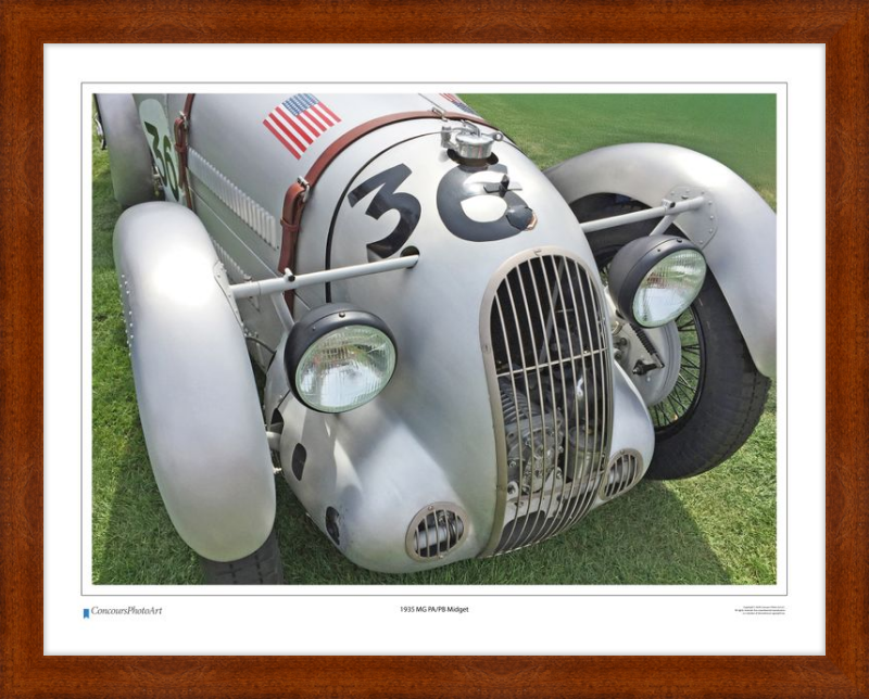 1935 MG PA/PB Midget / CPA410A / Color Print