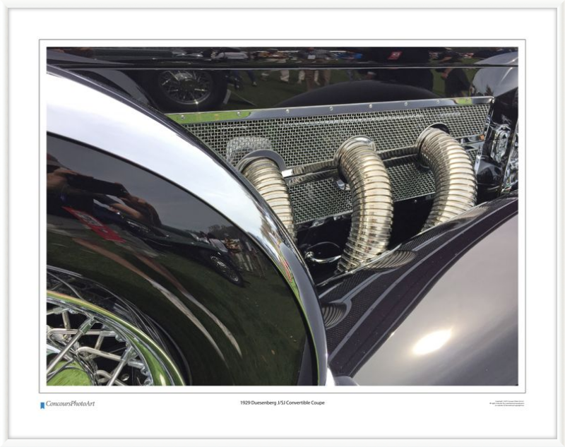 1929 Duesenberg J/SJ Convertible Coupe / CPA314A / Color Print