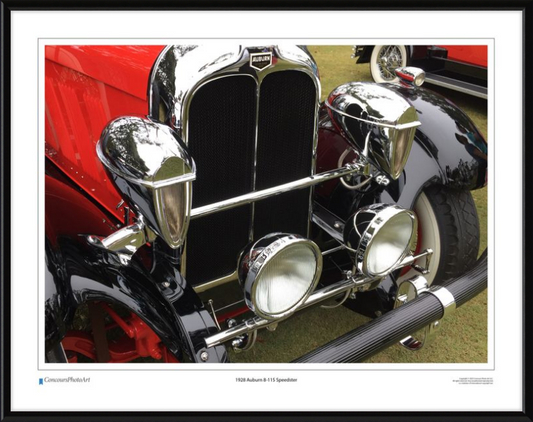 1928 Auburn 8-115 Speedster / CPA311A / Color Image
