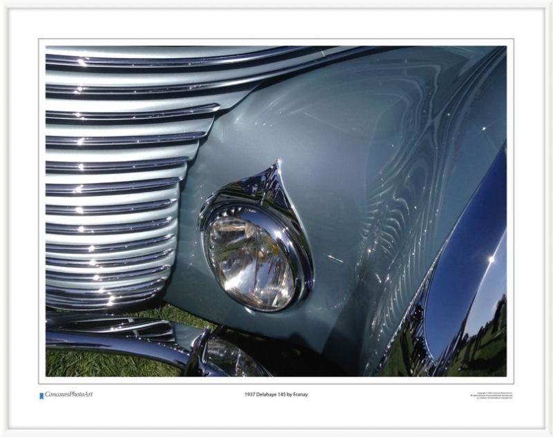 1937 Delahaye 145 by Franay / CPA204A / Color Image