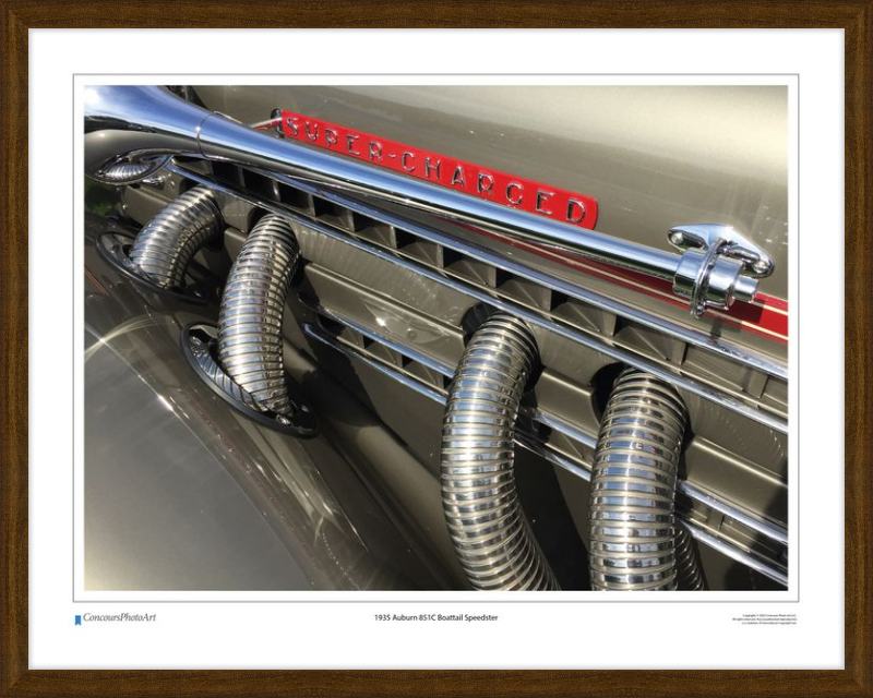1935 Auburn 851C Boattail Speedster / CPA310A / Color Image