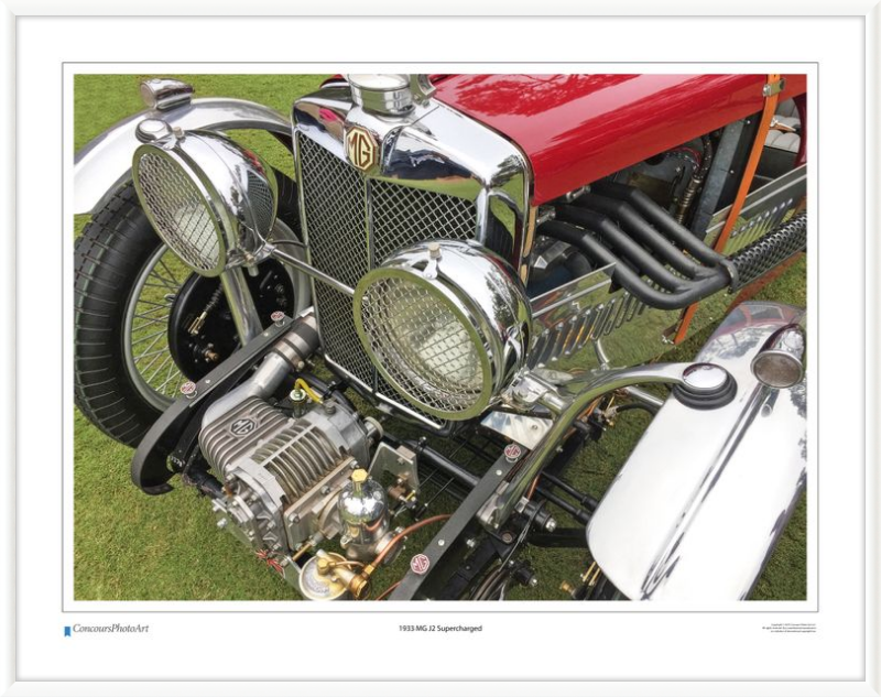 1933 MG J2 Supercharged / CPA101A / Color Print