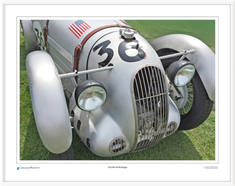 1935 MG PA/PB Midget / CPA410A / Color Print