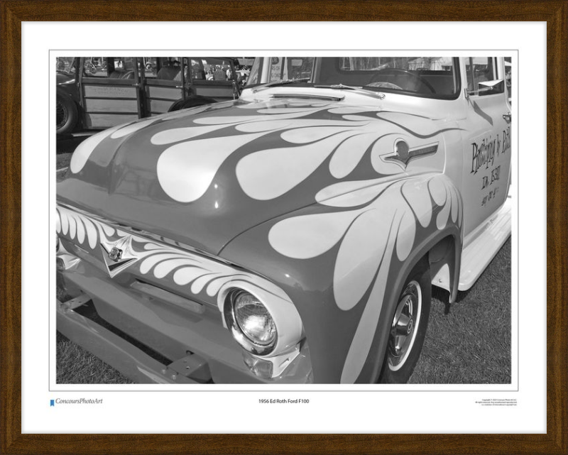 1956 Ed Roth Ford F100 / CPA504B / Black and White