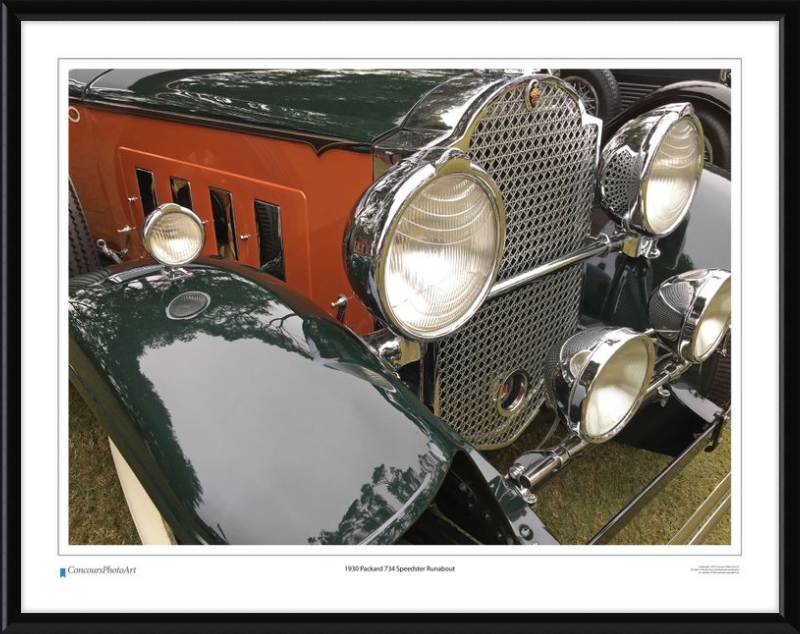 1930 Packard 734 Speedster Runabout / CPA318A / Color Print