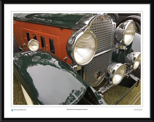 1930 Packard 734 Speedster Runabout / CPA318A / Color Print